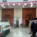 Penyemayaman jenazah Anggota DPRD Sumut, Gedung Paripurna DPRD Sumut, Jalan Imam Bonjol, Medan, Selasa (22/9/2020) pagi.