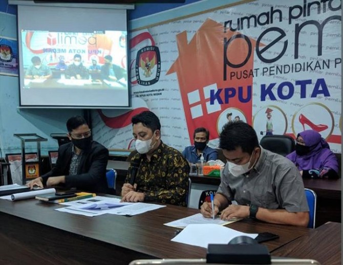 KPU Kota Medan menggelar uji publik DPS hingga 28 September 2020.