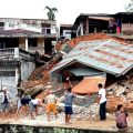 Warung Milik Pangeran Siregar Ambruk Ditimpa Tanah Longsor