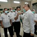 Akhyar Nasution saat berpamitan cuti dengan ASN Pemko Medan di Gedung PKK.