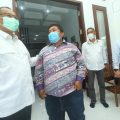 Ikatan Alumni Fakultas Ekonomi UMSU saat mendatangi kediaman Calon Walikota Medan, Akhyar Nasution untuk memberikan dukungan kepada Akhyar Nasution.