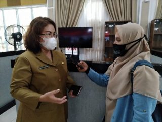 dr Ria Novinda saat diwawancara wartawan Kaldera.id usai pelantikan dirinya sebagai Direktur RS Jiwa Prof Ildrem Provsu