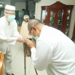 Calon Walikota Medan, Akhyar Nasution bersilaturahmi dengan Bachtiar Djafar di kediaman Bachtiar.