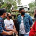 Cawalkot Medan, Bobby Nasution saat mengunjungi rumah warga di Jalan Badur, Kampung Aur