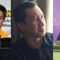 Direktur Bisnis dan Syariah Bank Sumut, Irwan (kiri), Direktur Kepatuhan Bank Sumut, Eksir dan Direktur Pemasaran PT Bank Sumut, Hadi Sucipto.