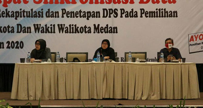 KPU Kota Medan segera menetapkan Daftar Pemilih Sementara (DPS) Pilkada Kota Medan 2020.