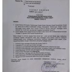 surat edaran nomor 466/6847 yang ditandatangani Sekretaris Daerah (Sekda) Kota Medan, Widiya Al- Rahman tertanggal 30 September 2020.