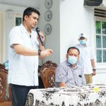Calon Walikota Medan nomor urut 2, Muhammad Bobby Nasution saat bertemu dengan para pelaku UMKM Kota Medan