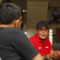 Calon Wakil Walikota Medan nomor urut 2, Aulia Rachman saat bertemu pelaku industri kreatif terpadu.