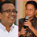 Mensesneg Prof Pratikno (kiri) dan Dekan Fisip USU, Dr Muryanto Amin (kanan)