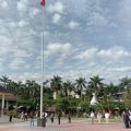 Upacara Bendera memperingati Hari Proklamasi di Medan dilaksanakan di Lapangan Merdeka Medan, Selasa (6/10/2020).