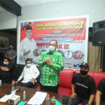 Diskusi Eksponen Cipayung Plus Kota Medan bersama Akhyar Nasution pada Senin (5/10/2020) malam di Roda Tiga Bistro & Cafe.
