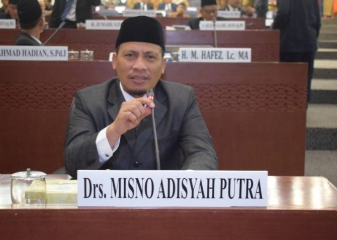 Ketua Fraksi Partai Keadilan Sejahtera (PKS) DPRD Sumut, Misno Adisyah Putra
