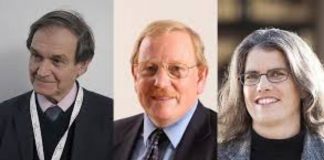 Roger Penrose, Reinhard Genzel, dan Andrea Ghez peraih Nobel Fisika 2020.