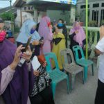 Calon Walikota Medan nomor urut 1, Akhyar Nasution saat bertemu kaum ibu-ibu