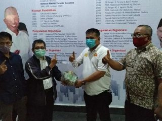 Gerakan Al Maun saat mendatangi posko pemenangan AMAN (Akhyar - Salman).