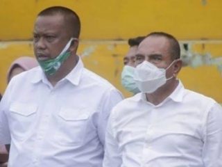 Mulyadi Simatupang (kiri) dalam sebuah kesempatan bersama Gubsu, Edy Rahmayadi (ist)
