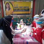 Rapid test gratis yang di gelar Meutya Hafid di Rutan Labuhan Deli, Deli Serdang, Rabu (14/10/2020).