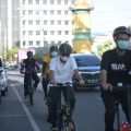 Kegiatan bersepeda calon