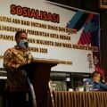 Kepala BKD dan PSDM Kota Medan, Muslim Harahap saat sosialisasi kepada ASN