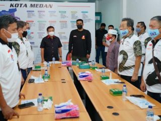 Peresmian Posko Pemenangan Hau Xiong Di Bobby - Aulia di Jalan Harimau No 21 Medan Area.