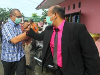Calon Walikota Medan, Akhyar Nasution dan Tokoh masyarakat dan pengurus ARBAB, CP Nainggolan.