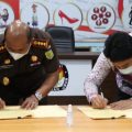Ketua KPU Medan, Agussyah R Damanik dan Kajari Medan, Teuku Rahmatsyah