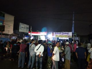 Suasana kegiatan Akhyar Nasution di Medan Deli yang tidak dilaporkan ke Bawaslu serta dinilai melanggar protokol kesehatan (prokes).