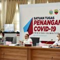 Gubernur Sumatera Utara (Sumut) Edy Rahmayadi memimpin rapat Tim Pengendali Inflasi Daerah (TPID) Sumut terkait review inflasi Sumut di Pendopo Rumah Dinas Gubernur Sumut Jalan Jenderal Sudirman Medan, Rabu (21/10/2020).