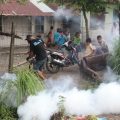 Kegiatan bakti sosial fogging (pengasapan)