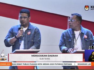 Pasangan Calon Walikota Medan nomor urut 2, Bobby-Aulia