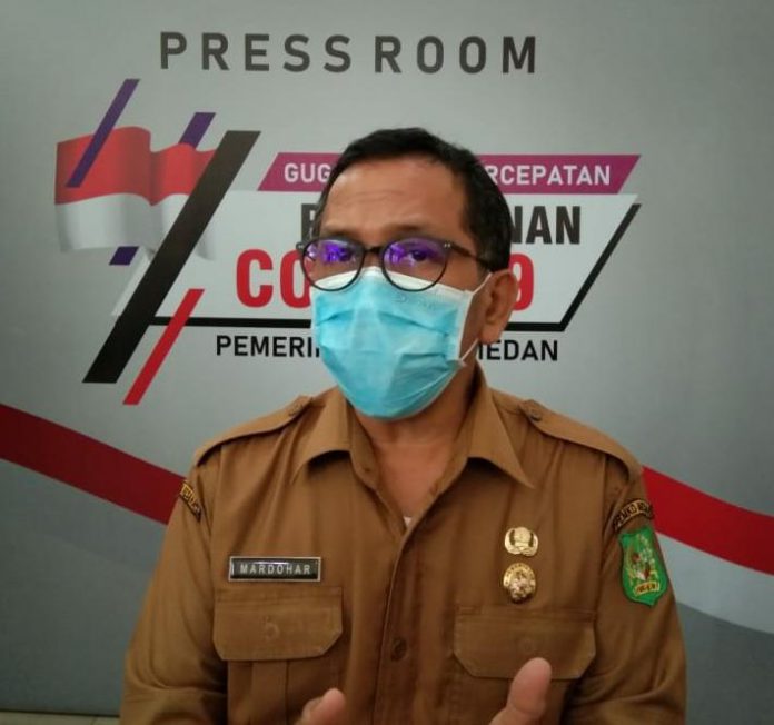 Juru bicara Satgas Covid-19 Kota Medan, Mardohar Tambunan