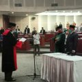 Pelantikan dan pengambilan sumpah Misno Adisyah Putra sebagai Wakil Ketua DPRD Sumut.