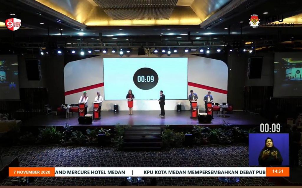 Debat kedua Pilkada Kota Medan