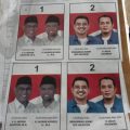 Tampilan Surat Suara Akhyar - Salman dan Bobby - Aulia