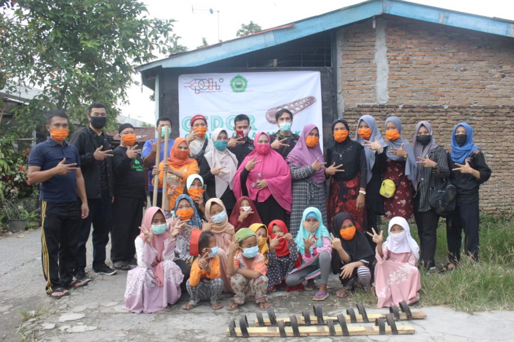 kegiatan Gerakan Dolanan Olahraga Rakyat (GEDOR) bekerjasama dengan Rumah Qur'an Mas'ud Silalahi