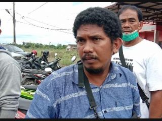 Risdo Haloho, paman bayi Imanuel Haloho.(finta/kaldera)