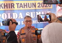 Kapolda Sumut Irjen Pol Drs Martuani Sormin mengatakan tindak pidana yang ditangani jajaran Polda Sumut berjumlah 29.243 kasus atau naik 1.759 kasus dari 2019.