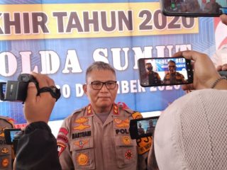 Kapolda Sumut Irjen Pol Drs Martuani Sormin mengatakan tindak pidana yang ditangani jajaran Polda Sumut berjumlah 29.243 kasus atau naik 1.759 kasus dari 2019.