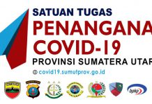 Satuan Tugas Percepatan Penanganan (GTPP) COVID-19 Sumatera Utara.