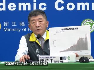 Kepala CECC Chen Shih-chung yang juga Menteri Kesehatan dan Kesejahteraan Taiwan.(taiwannews.com)