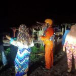 Tim SAR Medan sudah mengamankan 11 warga Batangkuis yang terjebak di tengah Sungai Kotarih karena dihantam air bah saat mandi-mandi, Selasa dinihari tadi.(ist)