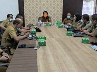 Balai Besar Konservasi SDA Sumut dan masyarakat Langkat duduk bersama bahas konflik Harimau Sumatera yang memangsa ternak warga ditiga kecamatan, yakni Bahorok, Besitang dan Batang Serangan di Ruang Rapat Sekda kabupaten Langkat, Senin (18/1/2021).