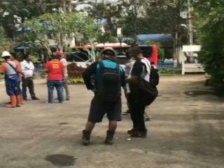 Karyawan PT SMGP mengungsi