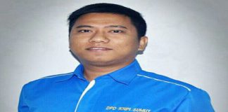 Sekertaris KNPI Deliserdang Ronggur Simorangkir