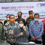 Mensos Resmikan Jalan dan Sanitasi di Serang, Banten, yang dibangun atas inisiasi SMSI.