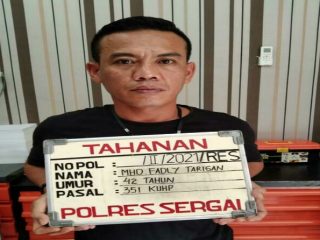 Pelaku penganiyayaan terhadap Aktivis anti korupsi Sumut menyerahkan diri ke Mapolres sergai didampingi kuasa hukumnya