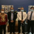 Dari kiri M Zakaria, Denny S Wardhana, Rico W Siagian dan Melkhy Waas usai memberikan keterangan kepada wartawan di Medan.