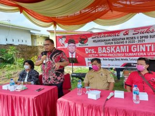 Ketua DPRD Sumatera Utara (Sumut), Baskami Ginting