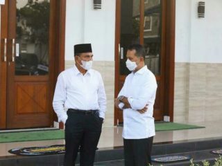Gubenur Sumatera Utara (Sumut), Edy Rahmayadi dan wakilnya, Musa Rajekshah